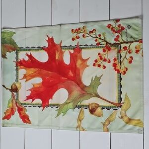 Fall Garden Flag with Fall Leaves